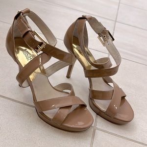 Michael Kors - Nude Strap Platform Heels